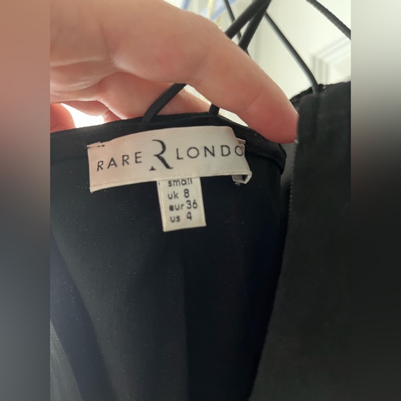 Nasty Gal Rare London Black Sequin Dress Size Small Bodycon LBD - Picture 6 of 6